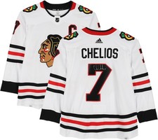 Chris Chelios Chicago Blackhawks Autographed White Adidas Jersey