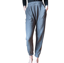 LUNYA Women  s Restore Thermal Draped Jogger Mercurial Grey Heather Sz L New