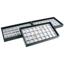 3 32 Slot Jewelry Display Insert  Travel Tray