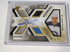 2015-16 SPx Rookie Auto Jersey 137/499 Nicolas Petan #164 Auto 
