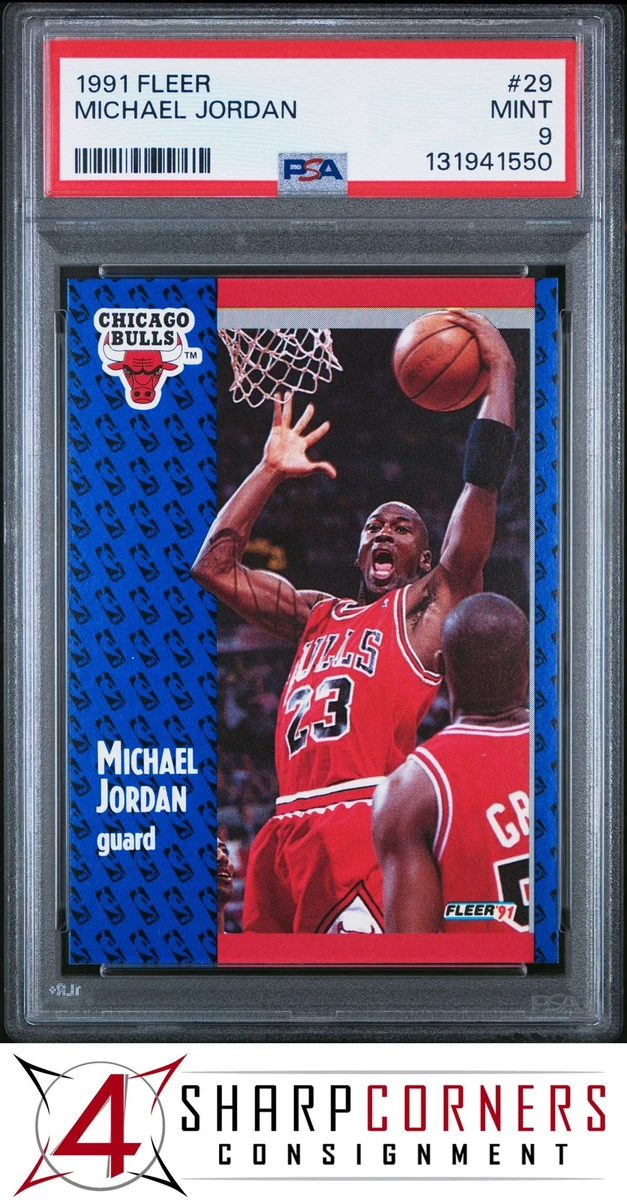 Fleer Michael Jordan 9 Graded Basketball Sports Trading Cards