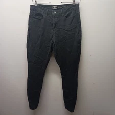 Signature By Levi's Gold Mid Rise Skinny Jeans Women's Black Size 16s - 33 X 28