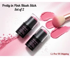 Styli-Style Glide-On Blush Stick Pretty in Pink Set of 2