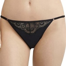 Maidenform Adjustable String Cheeky Bikini Panty Underwear DMLSBK Black Sz 2XL 9