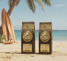 Royal Kona 100% Kona Private Reserve Coffee  Ground Medium 2 Pack