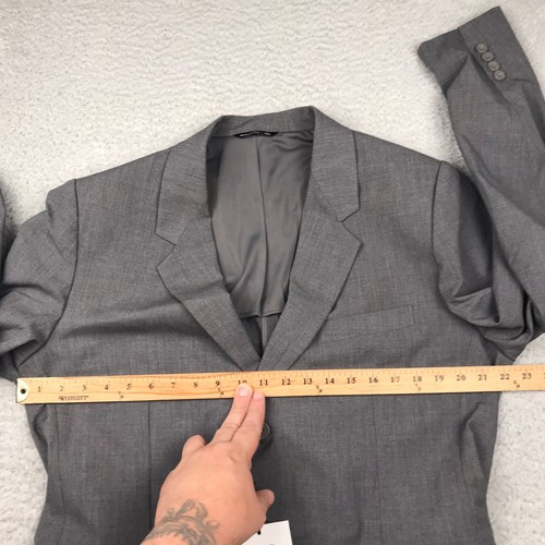Ministry Of Supply Velocity Suit Jacket Mens 44 Gray Soft Stretchy Coat NEW NWT - Picture 12 of 19