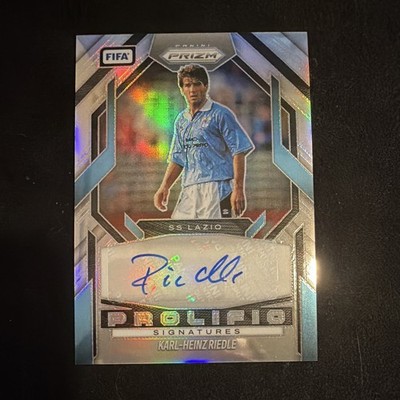 2025-26 Panini Prizm FIFA Karl-Heinz Riedle #PS-KHR Prolific Signatures Auto /49