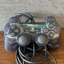 Sony PlayStation 2 PS2 Zen Smoke Gray Controller DualShock OEM SCPH-10010 WORKS