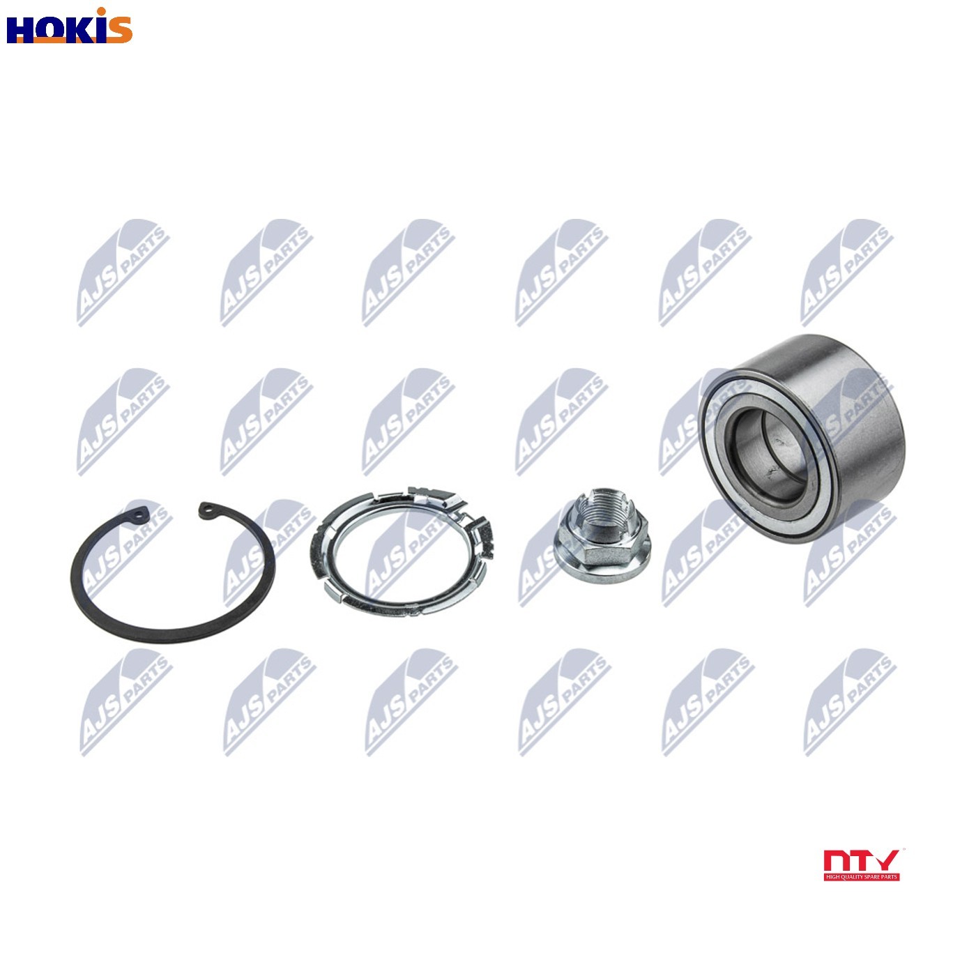 Original NTY Wheel Bearing Kit KLP-RE-029 For Dacia Renault - Image 10