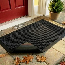 TEMIR Door Mat 30x17 Indoor Outdoor - Heavy Duty Mesh Entrance, Low-Profile Dirt