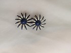 Sarah Coventry 1960s vintage enamel flower earrings