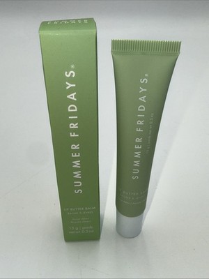 Summer Fridays Lip Butter Balm - Sweet Mint - 0.5oz / 15g - NEW In Box
