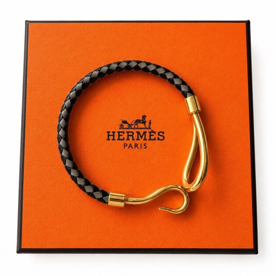 HERMÈS Black Fashion Bracelets for sale | eBay