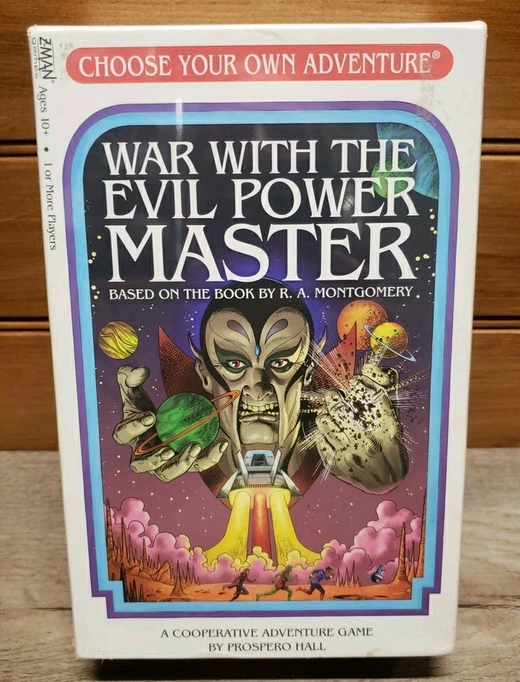 Choose Your Own Adventure-War With The Evil Power Master Board Game New Sealed - Image 2 of 4