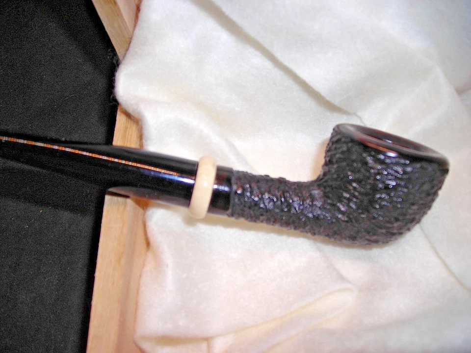 ✔️ 全新 HS 工作室 Freehand Estate Briar 烟斗,无烟喷砂 -6 — 第 3/4 张图片