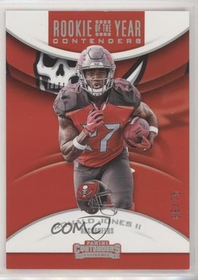2018 Panini Contenders Rookie of the Year Silver 56/75 Ronald Jones II RC 0ls