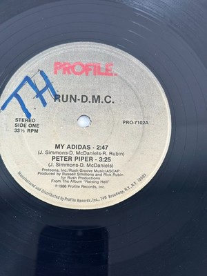 Run DMC My Adidas Peter Piper 12 Inch Single Profile PRO7102 1986