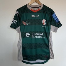 BLK London Irish Rugby Union Jersey Green White Home Kit 2022-23 Shirt 14 Years