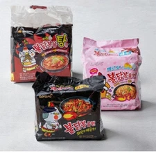 Samyang Buldak Hot Chicken Ramen – Choose 4 Flavors | Korean Spicy Noodles