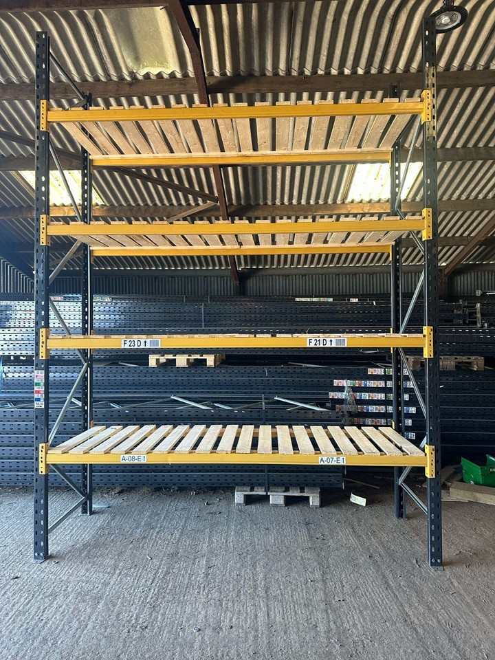 Link 50 Euro Racking Link 51 Pallet Racking Shelving Warehouse Garage Light Duty Used Lots ...