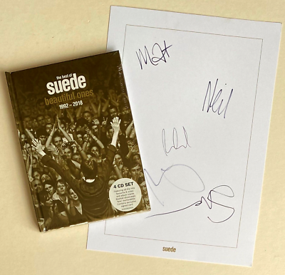 SUEDE * BEAUTIFUL ONES - THE BEST OF 92-18 * SIGNED LIMITED 4CD
