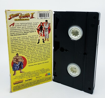 Street Fighter II The Animated Movie VHS VIDEO 1996, Rated