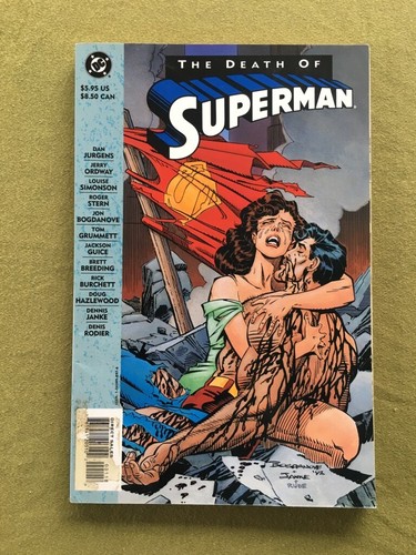The Death of Superman DC 1993 Old Comic Book Q15 - 第 1/10 張圖片