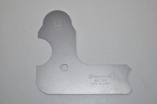 Mitutoyo No 186 13/32" Radius Gage