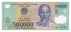 Vietnam 500,000 Dong (Half Million) 2003 P. 124 / 124a; 1st Year of Issue;  Unc