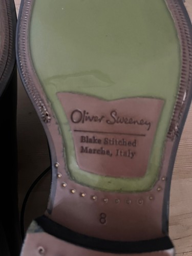 Oliver Sweeney Sassello Black Shoe Bnib Size 8 UK RRP £329 - Picture 9 of 14