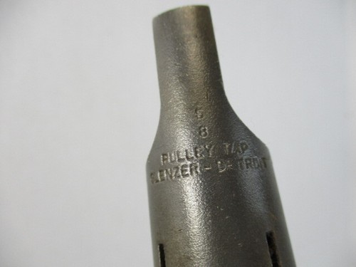 GLENZER DETROIT # 4 Morse gambo conico x 5/8" puleggia rubinetto supporto adattatore diviso VG - Foto 4 di 11