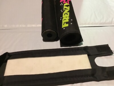 Set De Protections BMX Old School - Boomerang Argenté - NOS Pour Mangouste, Huffy, Schwinn