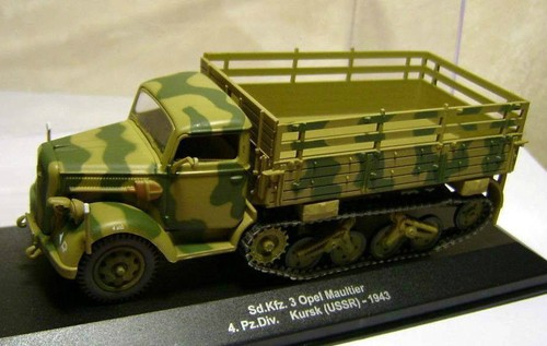 Eaglemoss Military 1:43 WWII Sd.Kfz. 3 Opel MAULTIER 4. Pz.Div Kursk Russia 1943 - Picture 2 of 2