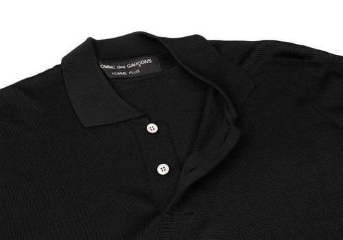 COMME des GARCONS HOMME PLUS Rayon Knit Polo Shirt Size S-M(K-146636) - Picture 5 of 12