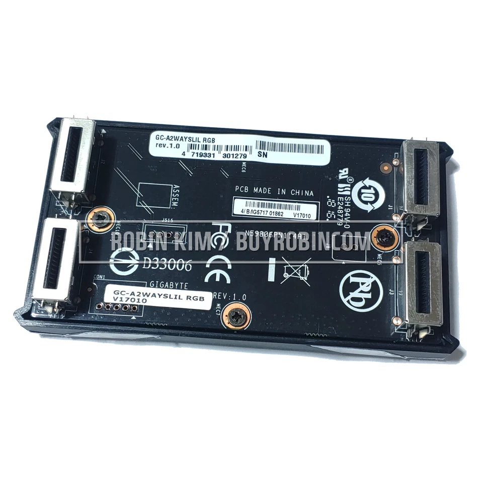 GIGABYTE AORUS SLI HB bridge RGB 2 Slot PCI-E Spacing Supports Dual Link SLI HB - Image 4 of 4