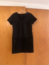 Ann Taylor Dress - Black Drop Waist Size XS