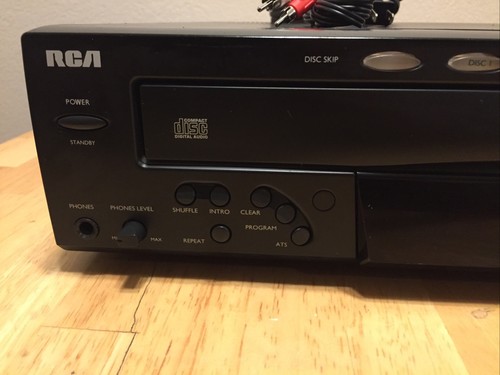 RCA 5 Disc CD Player Carousel Changer Tested Working No Remote Model RP-8065 - Picture 2 of 6
