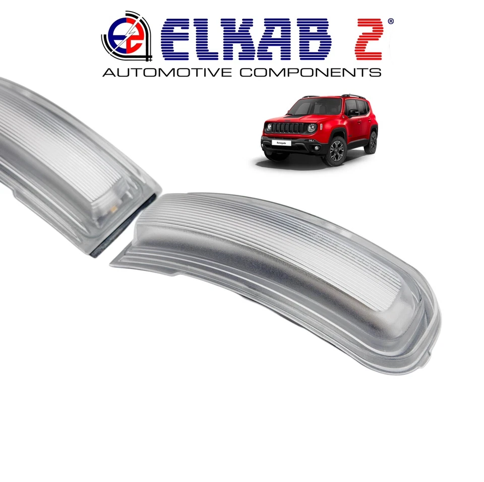 Coppia Luci a Led Freccie Specchio Bianche Jeep Renegade Indicatori Direzione Foto 3 de 4