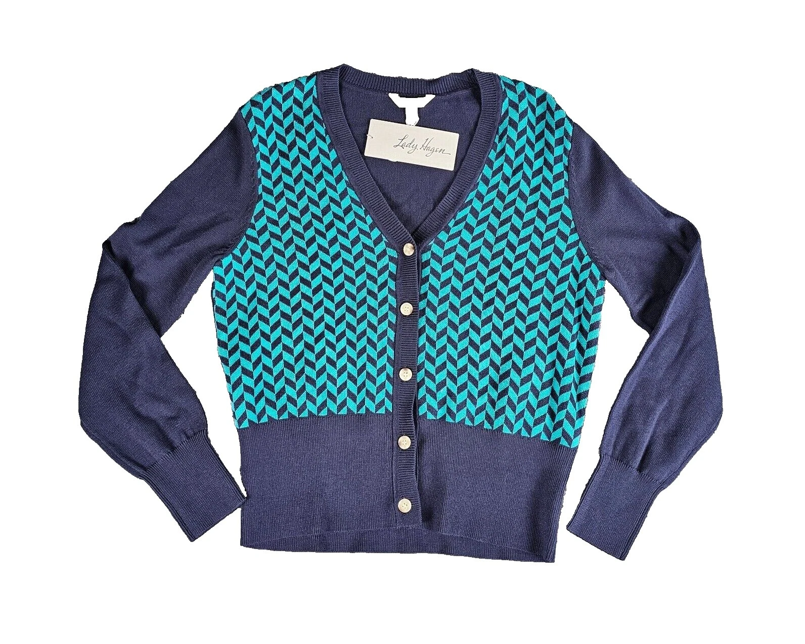 Suéteres para mujer Cárdigan De espiga de algodón