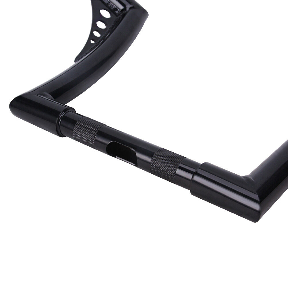 10" Rise Ape Hanger Handlebar For Harley Sportster Softail Fatboy Dyna FLST FXST