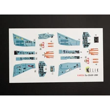 KeliK K48026 Scale 1:48 SU-25UB interior 3D decals for Smer/KP kit for model kit