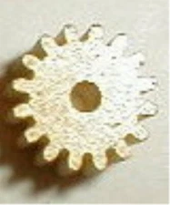 11 Tooth Regular Brass Slot Car Pinion Gear Weldun 48 Pitch .078" Shaft NOS
