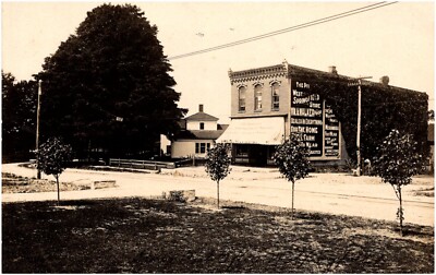 William G. Walker Store in West Springfield Pennsylvania 1910s RPPC Photo