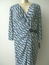 Covington Geometric Dress Multicolor 3/4 Sleeve Plus Size 1X NEW