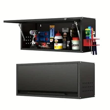 Wall Mounted Metal Kitchen Pantry Storage Cabinet Garage Medicine Wall Cabinet 