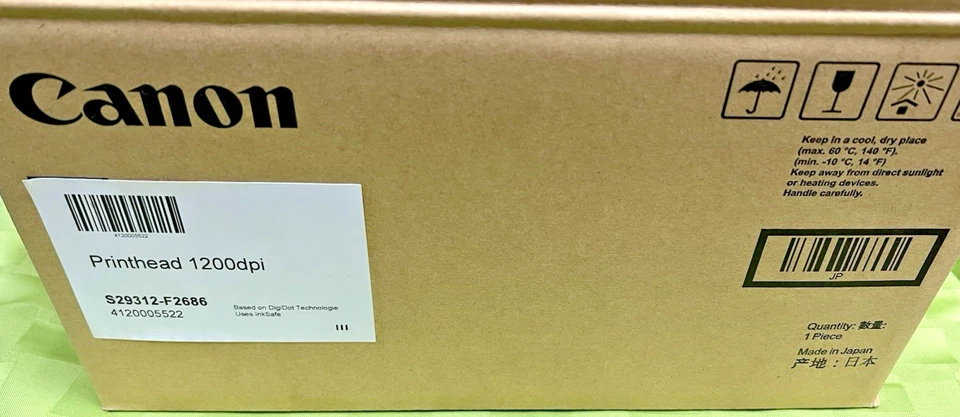 Cabezal de impresión Canon varioPRINT serie iX S29312-F2686 f1200dpi KJ4B-1200-F19ST-OCE1 Foto 3 de 4
