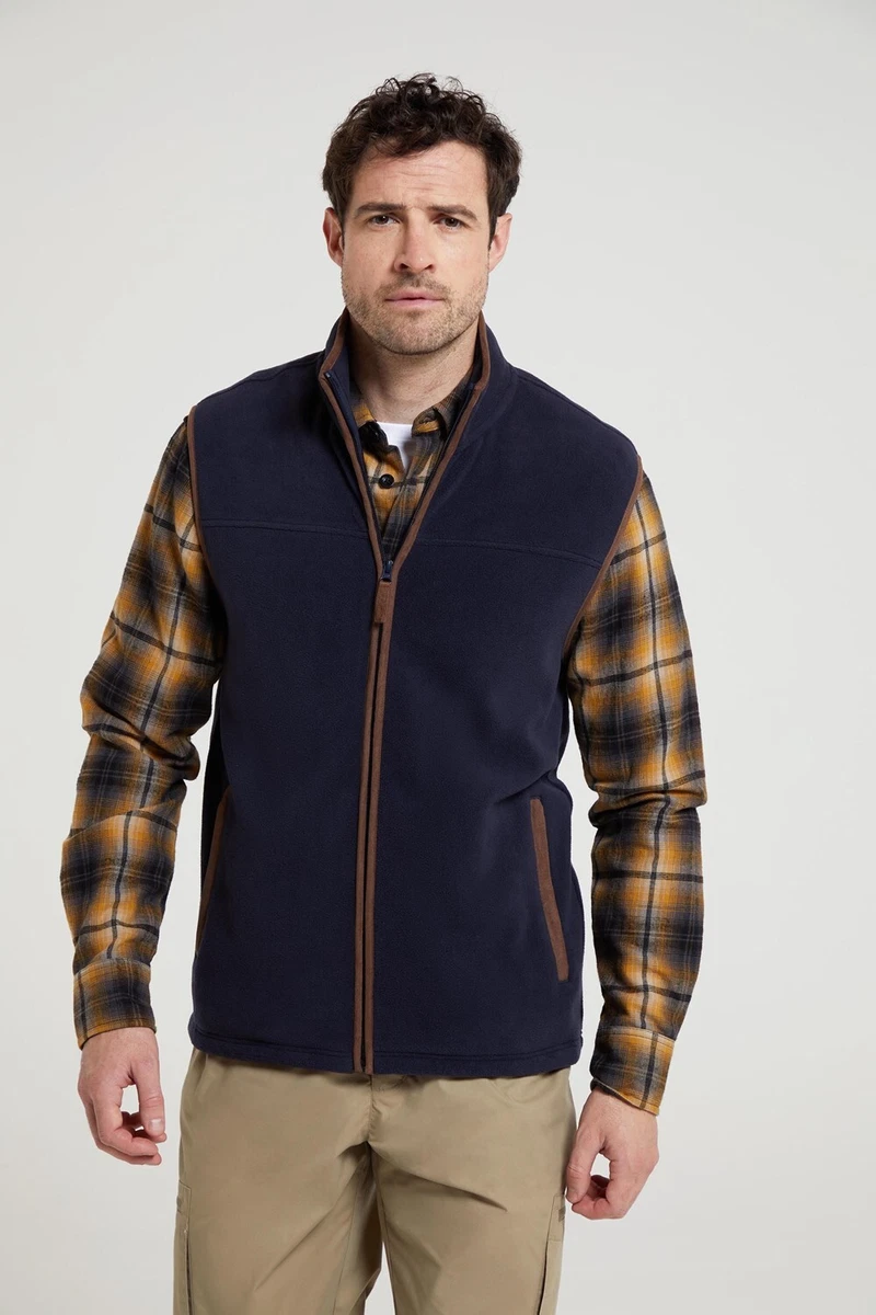 Mountain Warehouse Rove Mens Fleece Gilet Lightweight Bodywarmer Winter Jacket