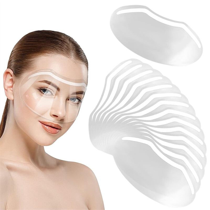 50x Hairspray Clear Plastic Shield Mask Eye Face Cover Protector For Hair Salon