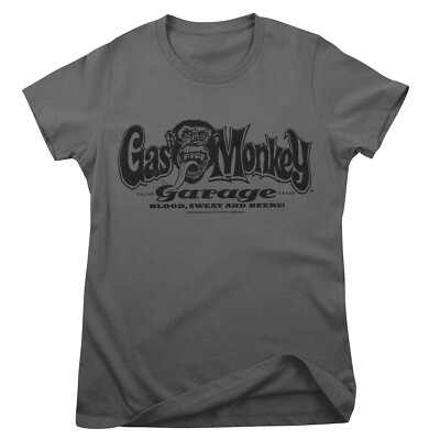 Offiziell Lizenziert Gas Monkey Garage - Logo Damen T-Shirt