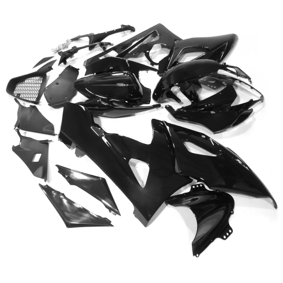 Vivid Black Fairing Kit for Suzuki GSXR1000 2005 2006 K5 ABS Injection Bodywork Foto 4 de 4